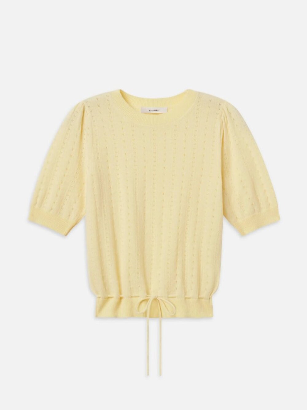 Cashmere Charm Sweater ~ Canary